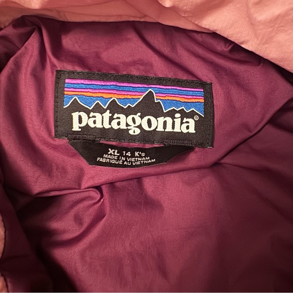 EUC Like-new Patagonia Kids "Planet Pink" Nano Puff Jacket XL - Picture 7 of 7